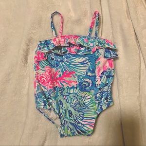 Lilly Pulitzer swimsuit 12-18 months EUC